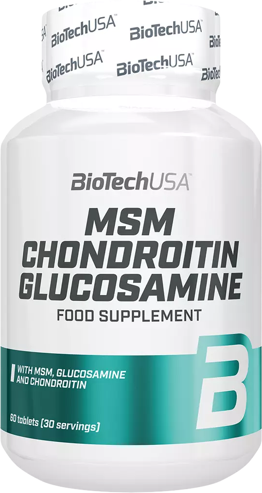 BioTech USA MSM Chondroitin Glucosamine 60 tablets