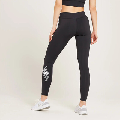 MyProtein Womens Linear Mark Training Leggings μαύρο