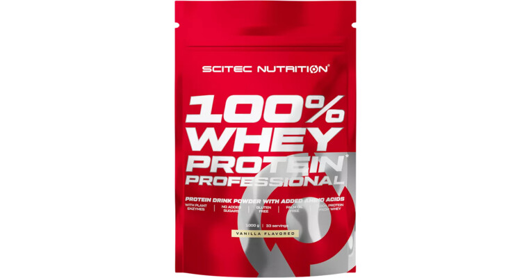 Scitec Nutrition 100% Whey Protein Professional 1000 g čokoláda-lískový ořech