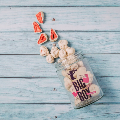 Big Boy Strawberries in white chocolate @kamilasikl 120 g