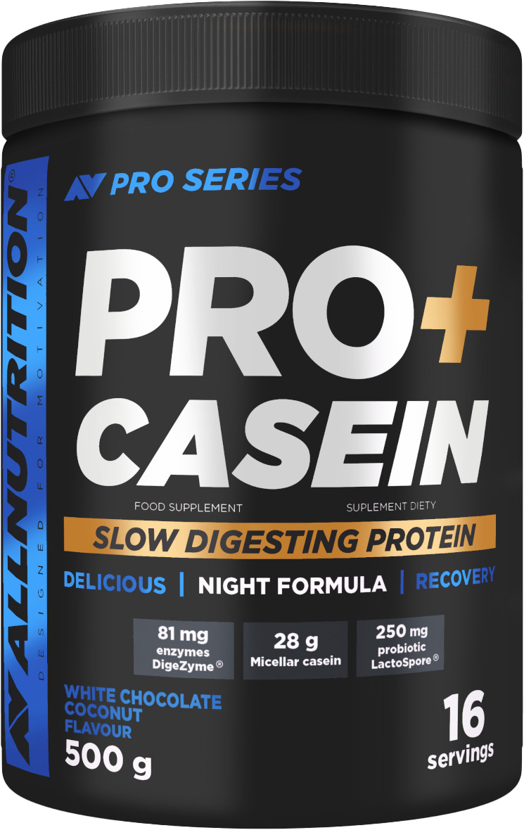 ALLNUTRITION Pro Casein 500 G Jahoda-lesná Jahoda
