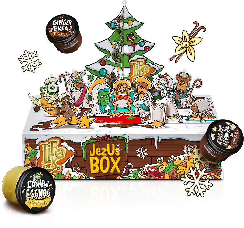 LifeLike JezUžBox Betlehem 12 X 30 G Mix Príchutí