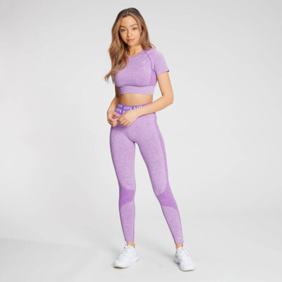 MyProtein Womens Curve Leggings liliac închis