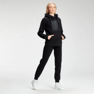 MyProtein Womens Repeat MP Hoodie black