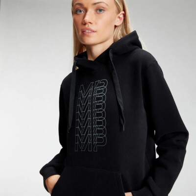 MyProtein Womens Repeat MP Hoodie negro