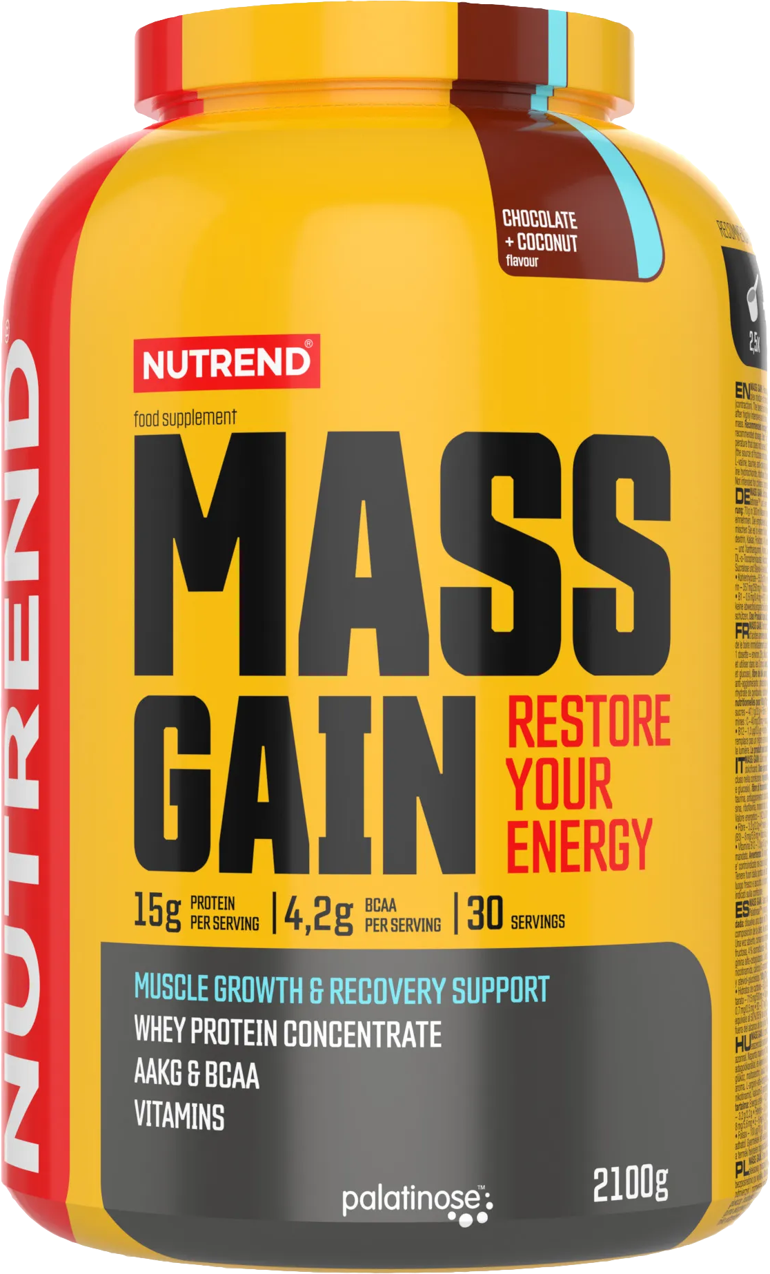 Nutrend Mass Gain 2100 g čokoláda-kokos