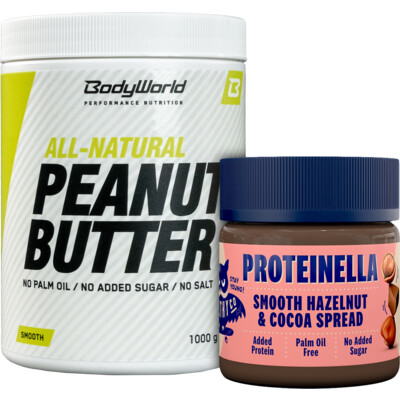 BodyWorld Arašidové maslo 1000 g + Proteinella 200 g ZADARMO