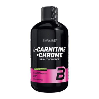l carnitine chrome BioTech USA L-Carnitine 35.000 mg + Chrome 500 ml