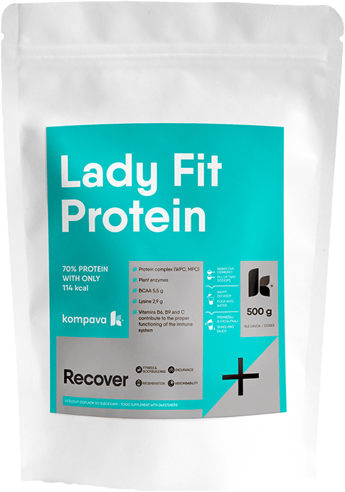 Kompava Lady Fit Protein 500 g choklad-körsbär