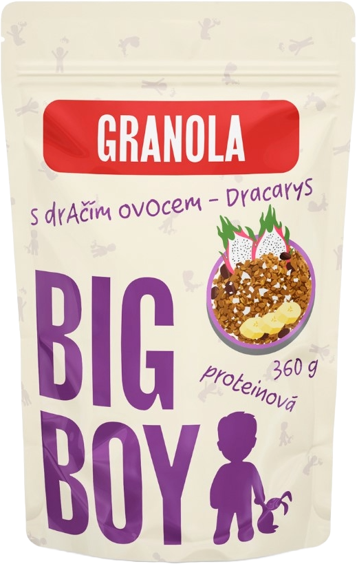 Big Boy Granola proteica con frutto del drago 360 g frutto del drago variante ECO