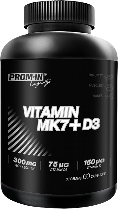 Prom-In Vitamin MK7 + D3 60 kapsułek