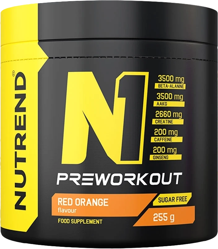 Nutrend N1 Pre-Workout 255 g sininen vadelma