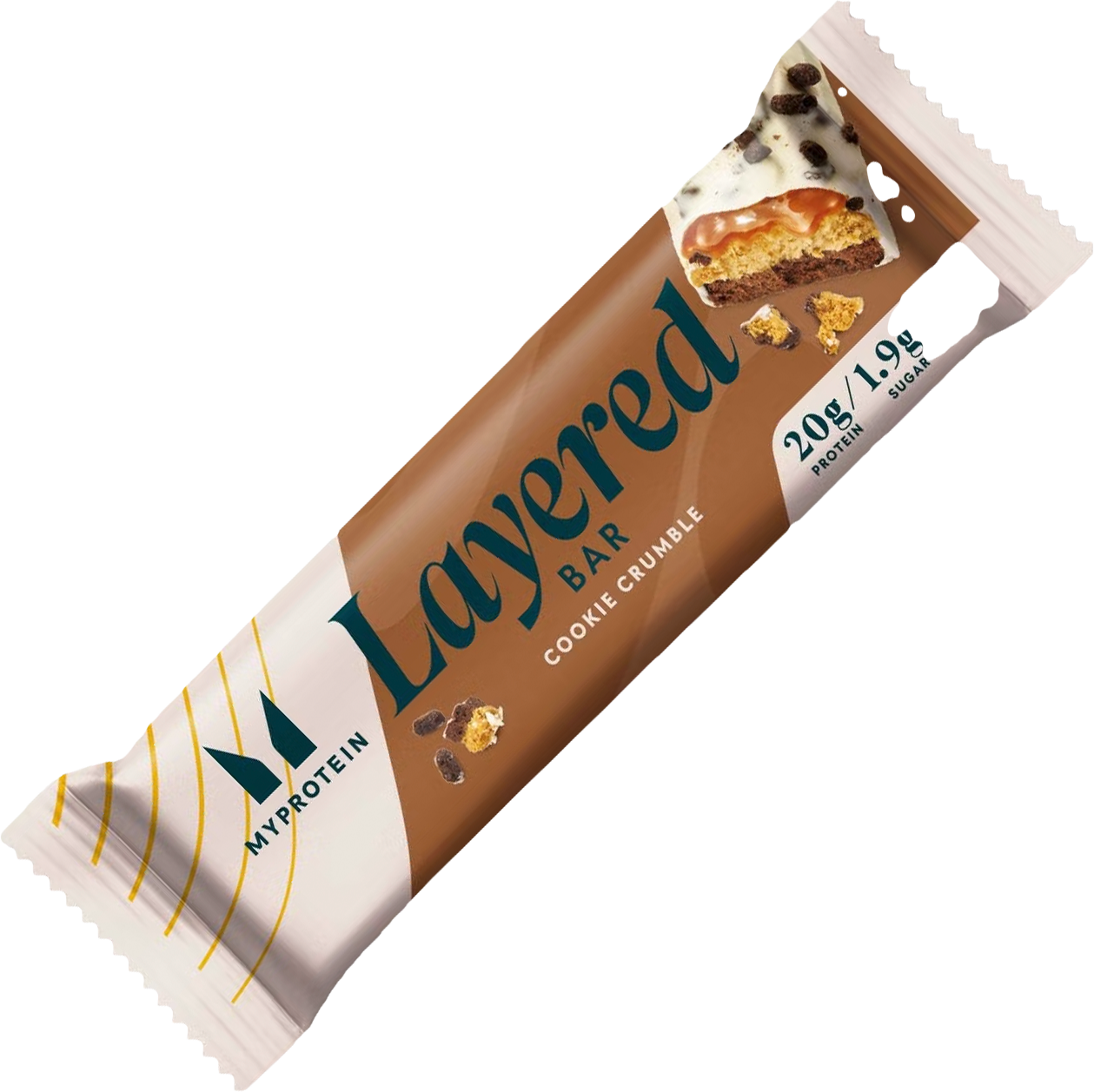 MyProtein Layered Protein Bar 60 g white gold