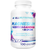 ALLNUTRITION Magnesium + Ashwagandha + B6 (P-5-P) 100 capsules