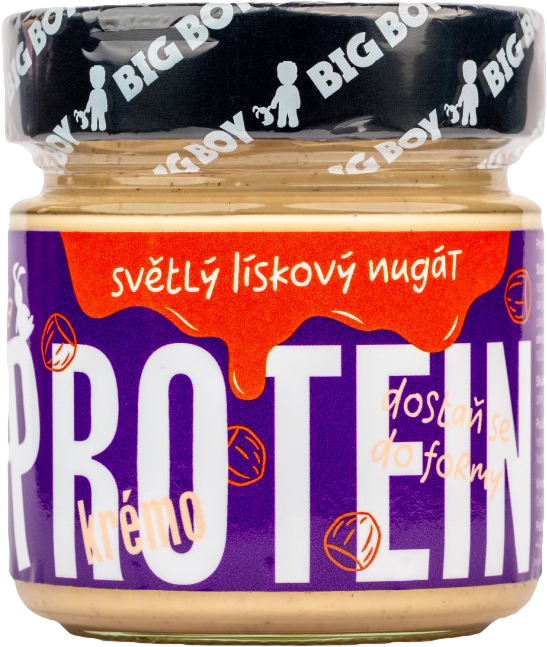 Big Boy Protein Kremo 220 g valkoinen hasselpähkinä nougat
