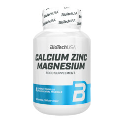 BioTech USA Calcium Zinc Magnesium 100 tablet