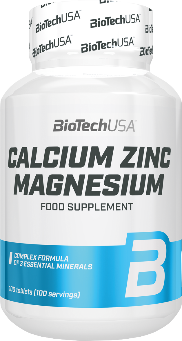 BioTech USA Calcium Zinc Magnesium 100 tabletta