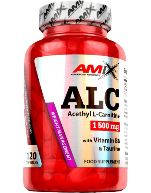 Amix ALC with Taurin & Vitamin B6 120 capsules | BodyWorld.eu