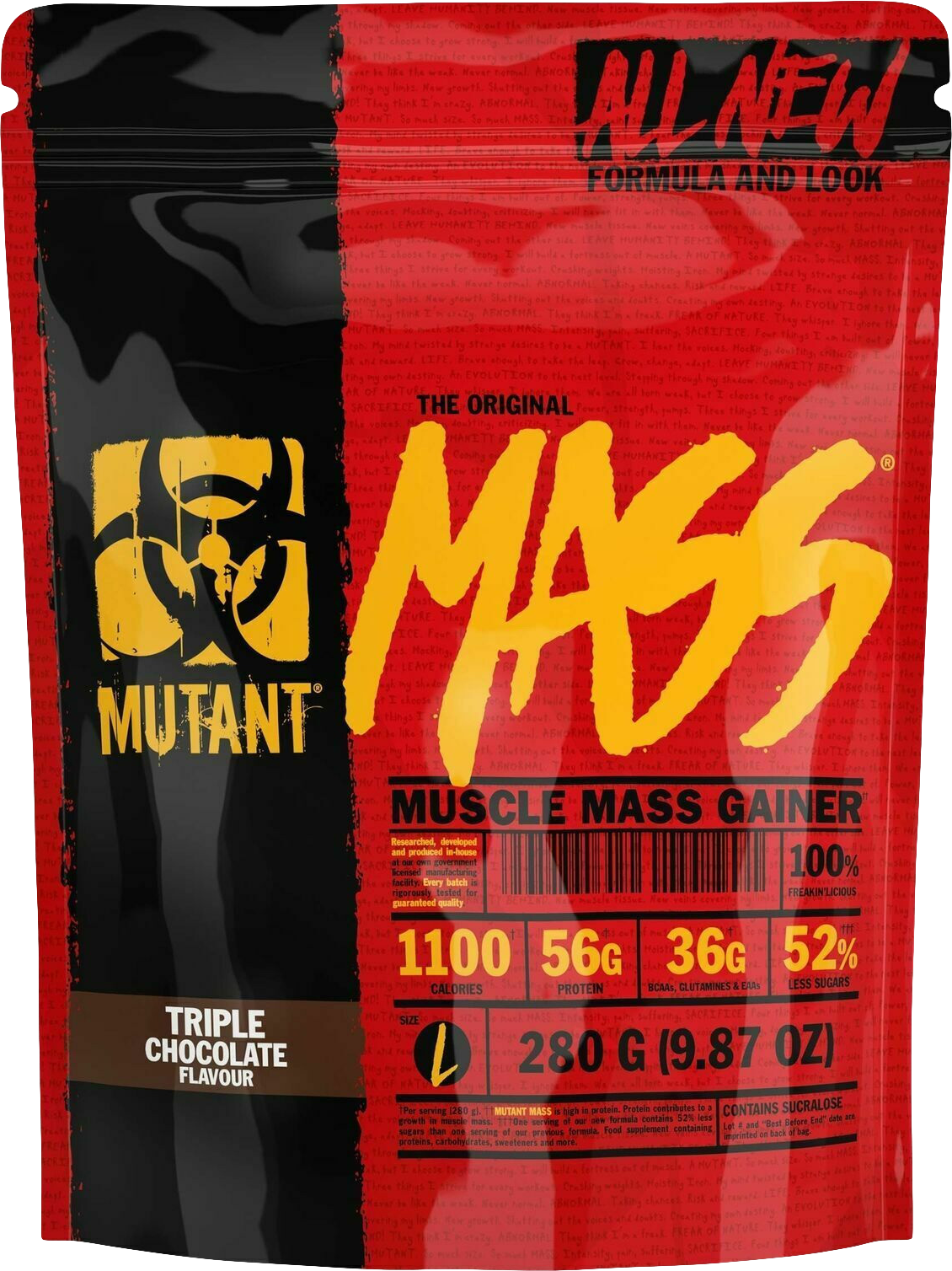 Mutant Mass New 280 g trippelchoklad