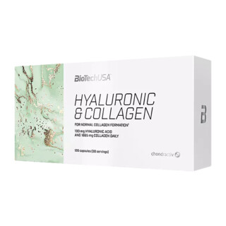 BioTech USA Hyaluronic & Collagen 120 kapslí