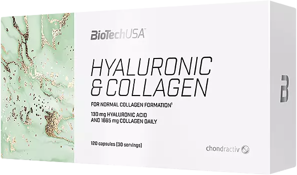 BioTech USA Hyaluronic & Collagen 120 capsules