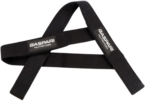 Gaspari Nutrition Cotton Lifting Straps 1 pair black