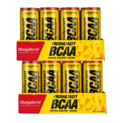 BodyWorld 2x BCAA Amino Energy Drink 24 x 250 ml