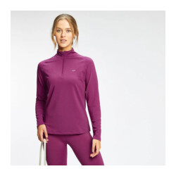 MyProtein Women's Graffiti Graphic Training 1/4 Zip deep pink