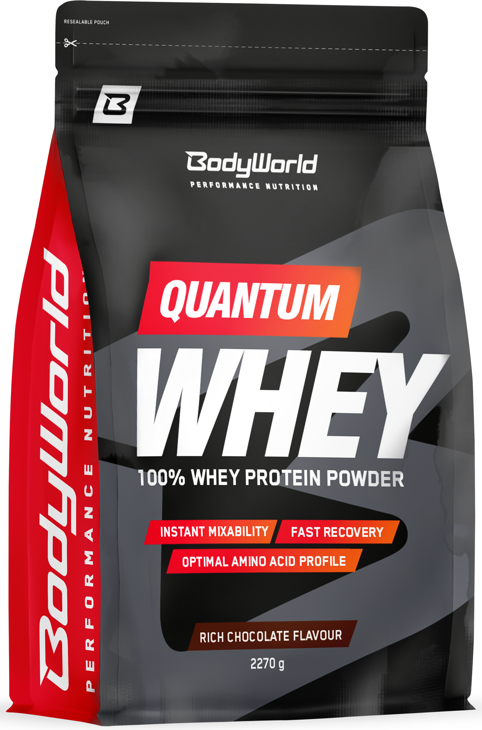 BodyWorld Quantum Whey 2270 g salted caramel.