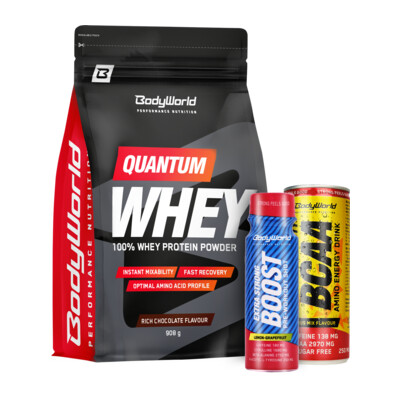 BodyWorld Quantum Whey 908 g + 2 darčeky ZADARMO