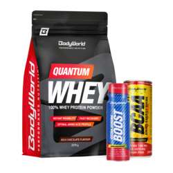 BodyWorld Quantum Whey 2270 g + 2 darčeky ZADARMO