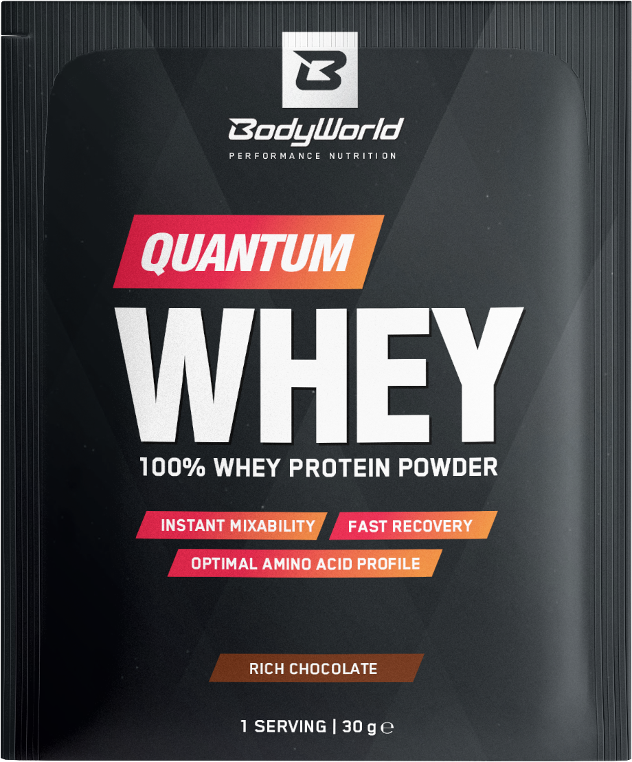 BodyWorld Quantum Whey Protein 30 g caramel sărat