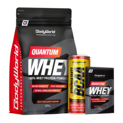 BodyWorld Quantum Whey 2270 g + 2 darčeky ZADARMO