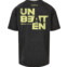 BodyWorld Men's T-shirt Unbeaten Acid Washed Heavy Oversize crno