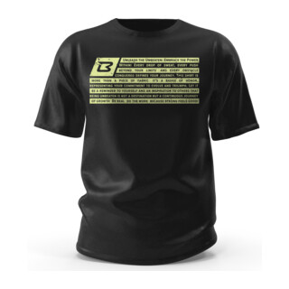 BodyWorld Men's T-shirt Unbeaten Softstyle svart