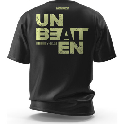 BodyWorld Men's T-shirt Unbeaten Softstyle svart