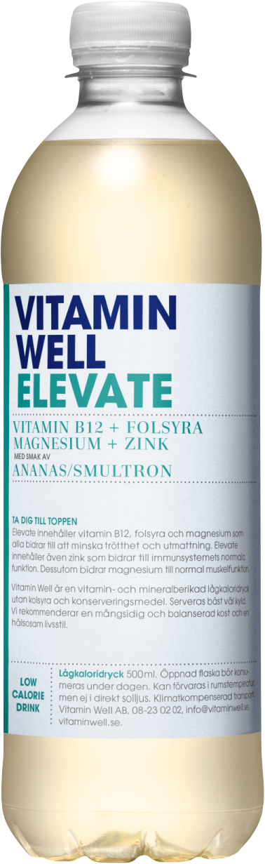 Vitamin Well Elevate 500 ml ananas-lesní jahoda