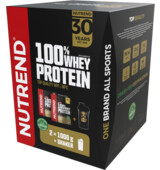 Nutrend Whey Protein Pack 2 x 1000 g + shaker