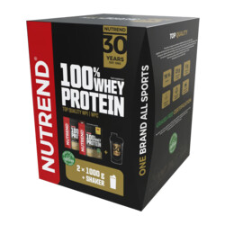 Nutrend Whey Protein Pack 2 x 1000 g + skakmaskin