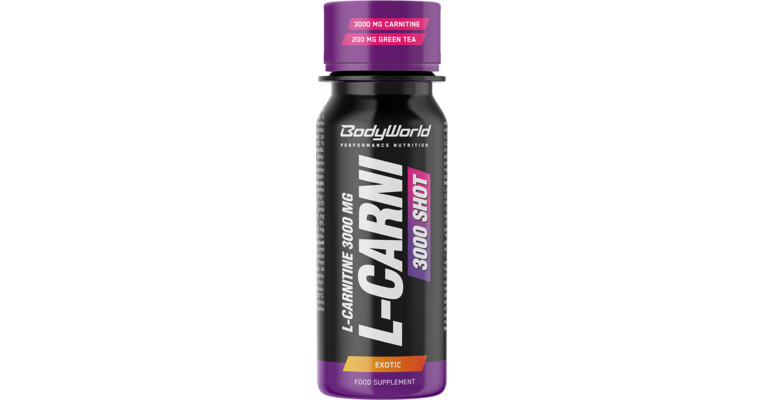 acetyl-l-carnitine for small fiber neuropathy BodyWorld L-Carnitine 3000 Shot 80 ml