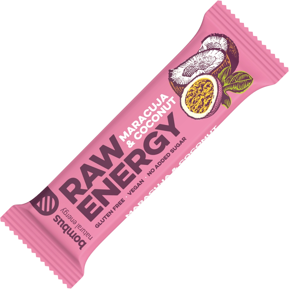 Bombus Raw Energy 50 g maracuja-kokos