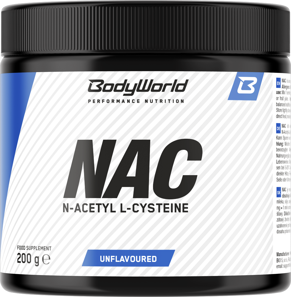 BodyWorld NAC (N-acetyl L-cysteine) 200 g