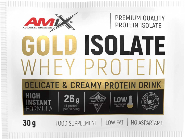 Amix Gold Whey Protein Isolate 30 g ciocolată