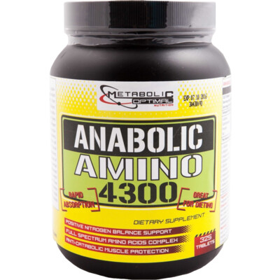 Metabolic Optimal Anabolic Amino 4300 325 tablets
