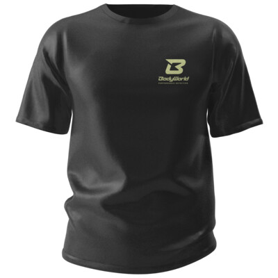BodyWorld Men's T-shirt Do The Work μαύρο