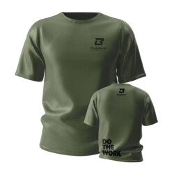BodyWorld Men's T-shirt Do The Work verde