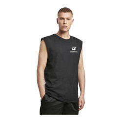 BodyWorld Men's Sleeveless T-shirt Do The Work svart