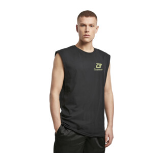 BodyWorld Men's Sleeveless T-shirt Do The Work μαύρο