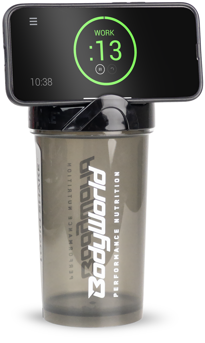 BodyWorld Elite Tripod Shaker 700 ml transparent smoke