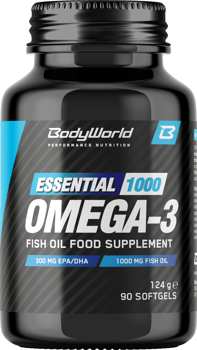 BodyWorld Essential Omega-3 1000 mg 90 kapszula